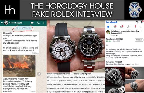 [blogpost] The Rolex Forum and Horology House Scam : 